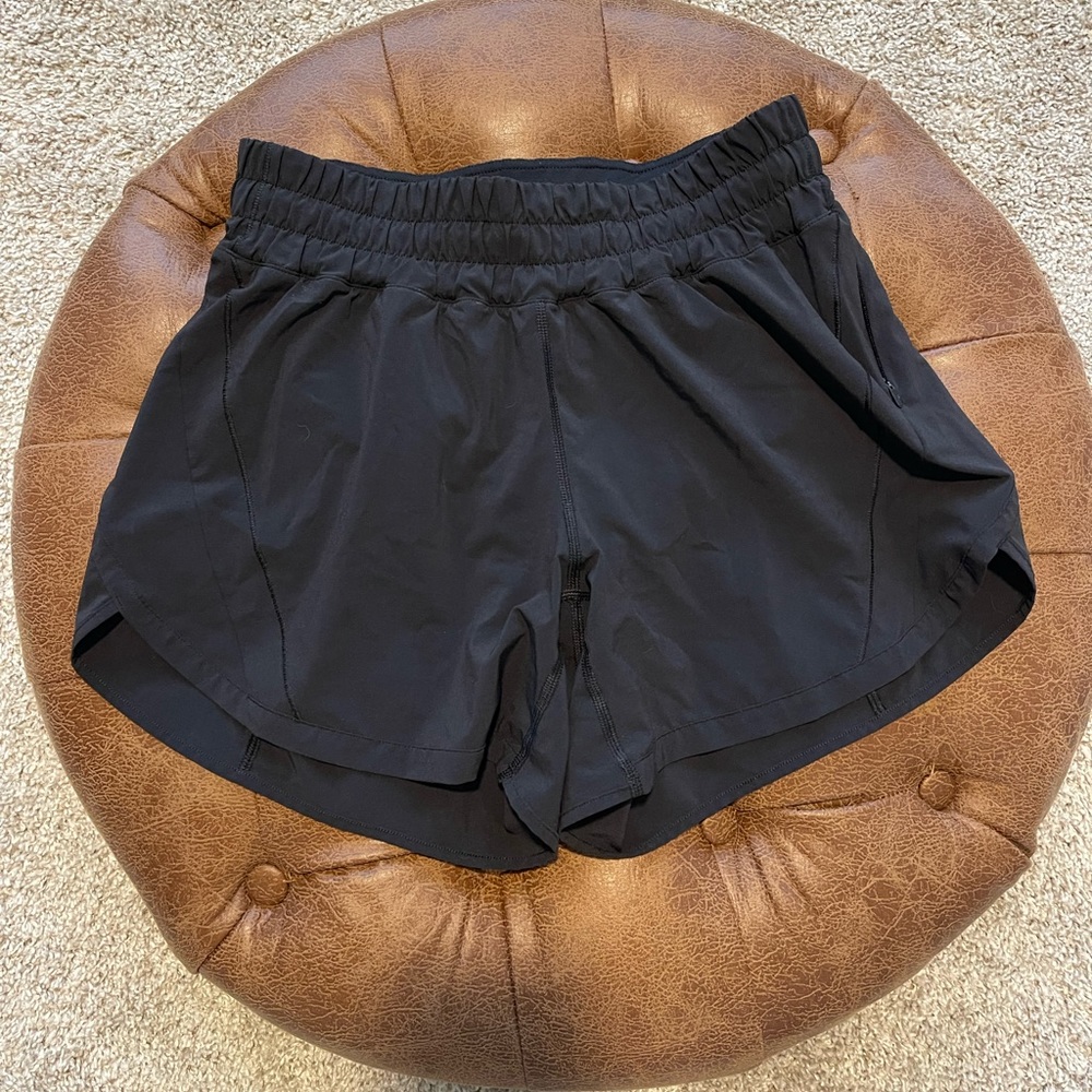 Lululemon Track That Mid-Rise 5” shorts